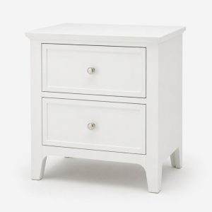 table de chevet blanche