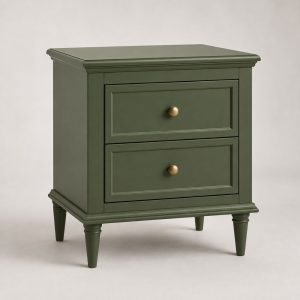 table de chevet verte