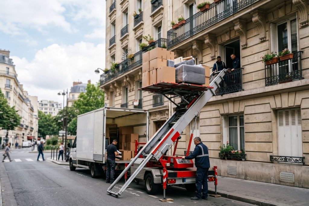prix déménagement avec monte meuble